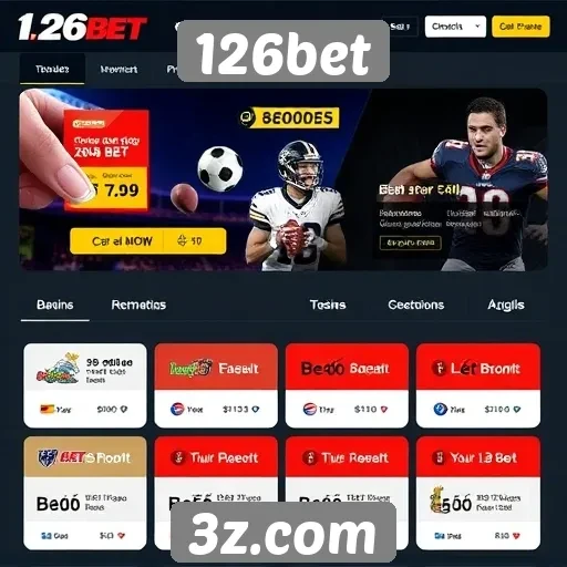 Promoções e bônus atrativos do site 126bet