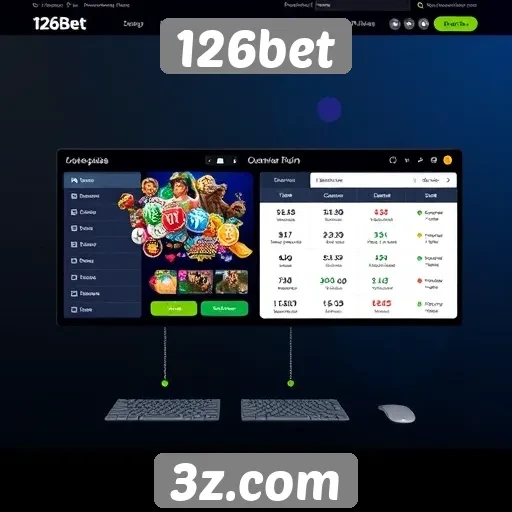 Interface e experiência do usuário no site 126bet